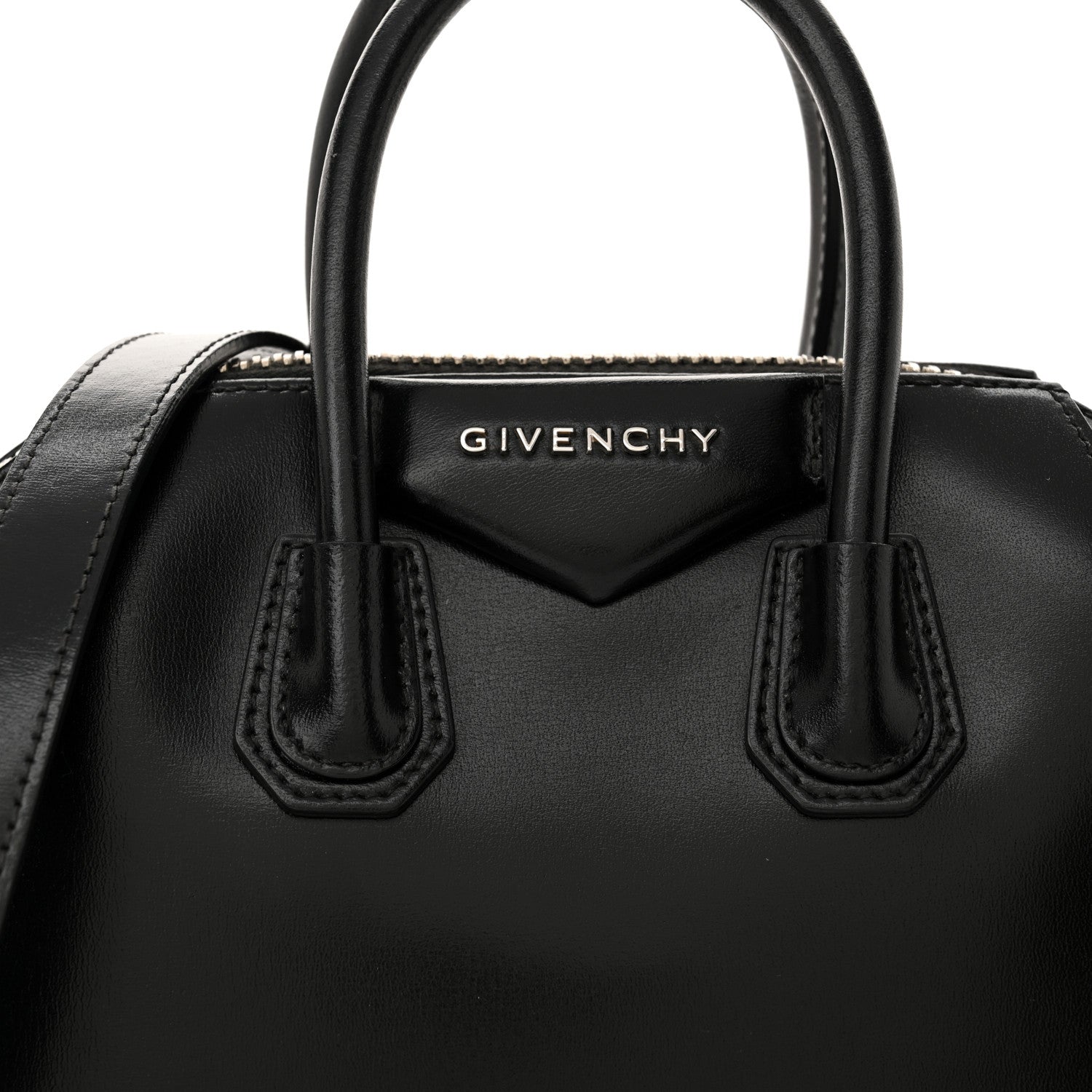 Givenchy Shiny Lord Calfskin Mini Antigona Black 8 of 14
