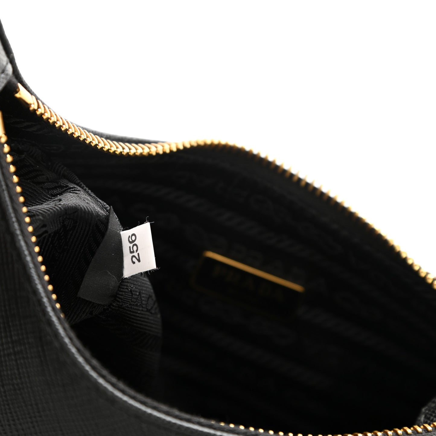 Saffiano Lux Re-Edition 2005 Shoulder Bag Black