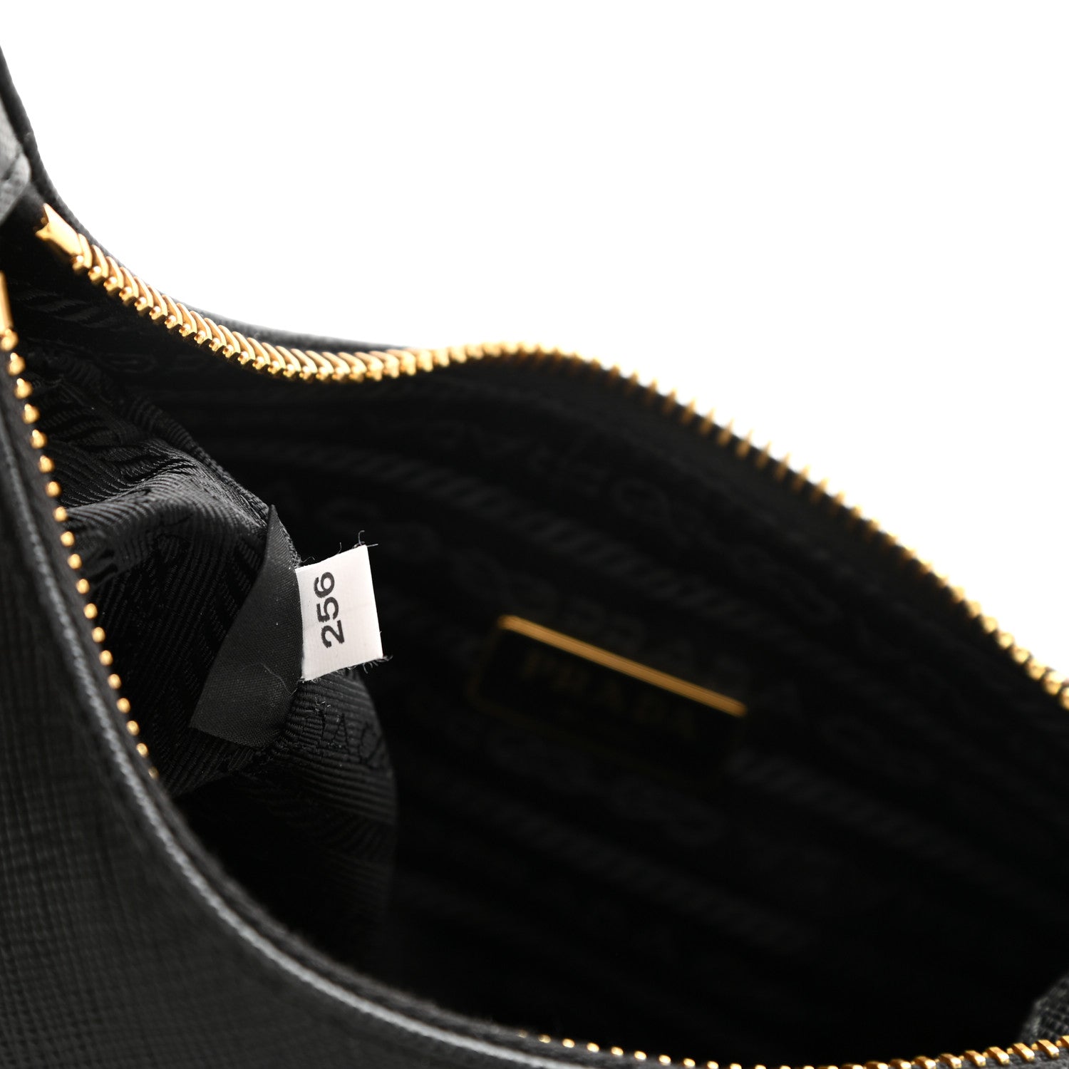 Prada Saffiano Lux Re-Edition 2005 Shoulder Bag Black 9 of 10