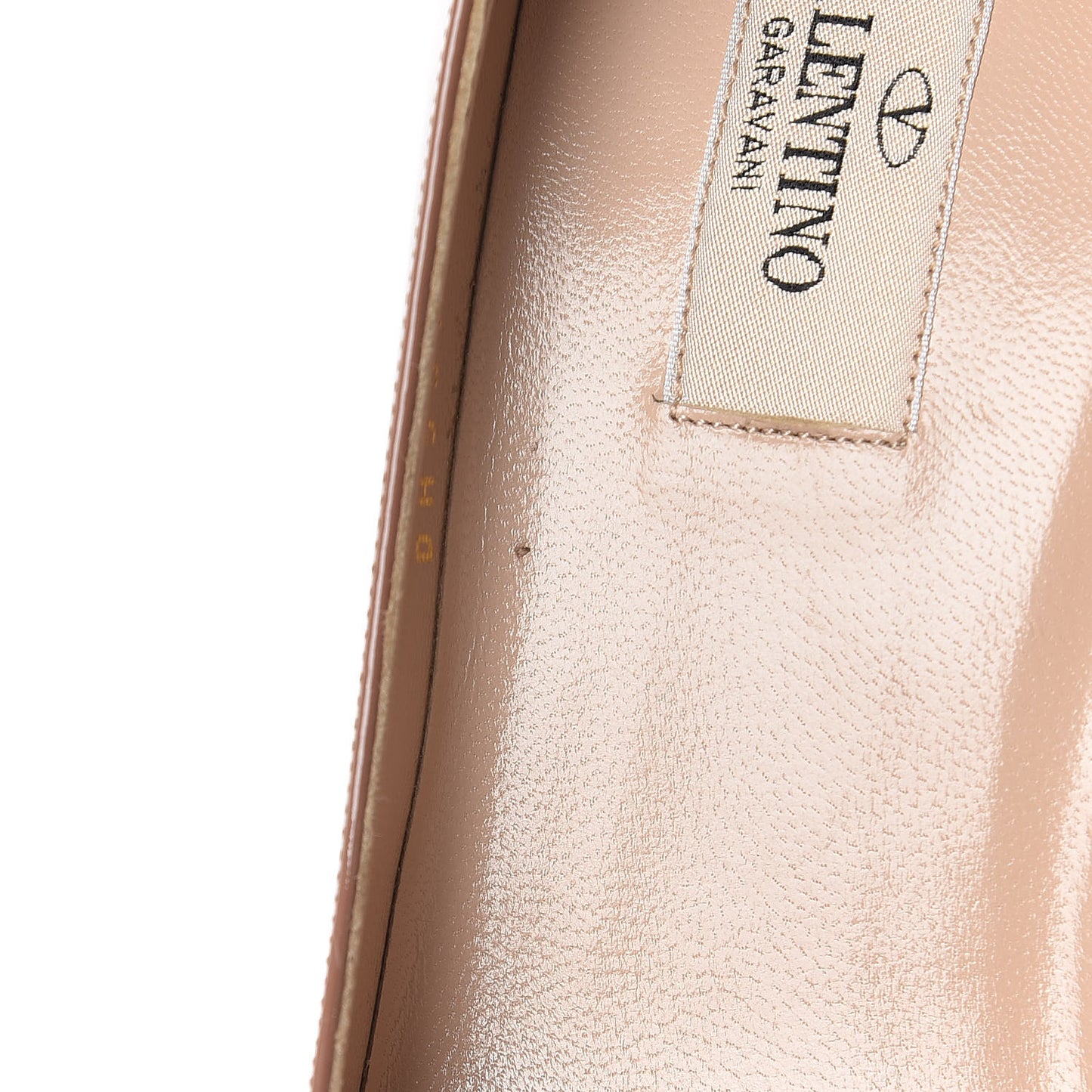 Patent Rockstud New Plain 100mm Pumps 36.5 Brownish