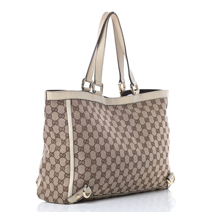 Gucci Monogram Large Abbey Tote Off White 3 of 19