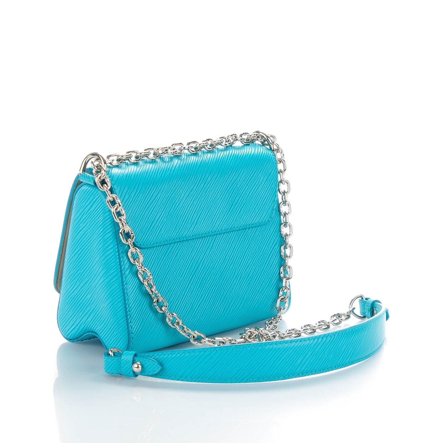 Epi Twist Shoulder Bag PM Turquoise