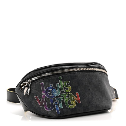 Louis Vuitton Damier Graphite Bumbag Yellow 4 of 9