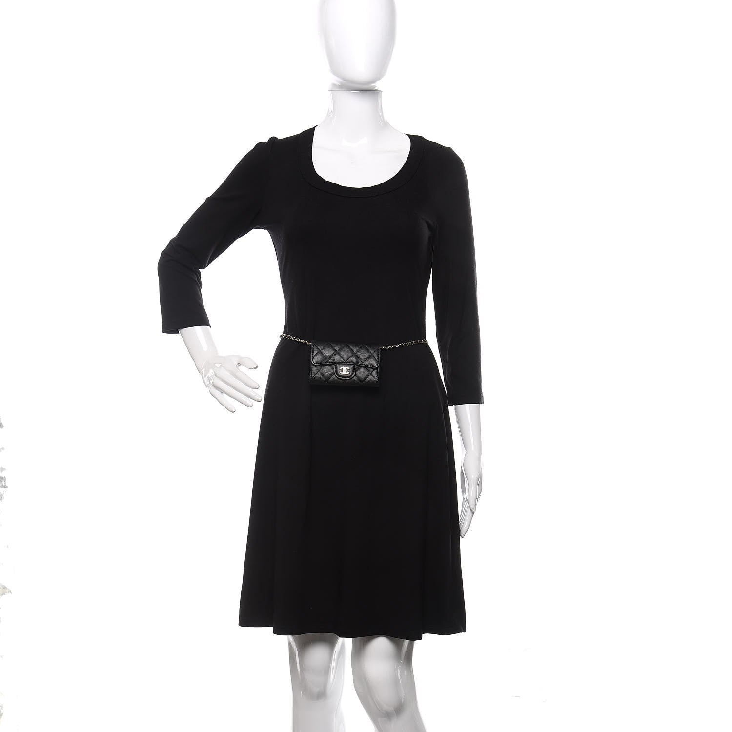 Chanel Caviar Quilted Belt Bag Black 2 of 12