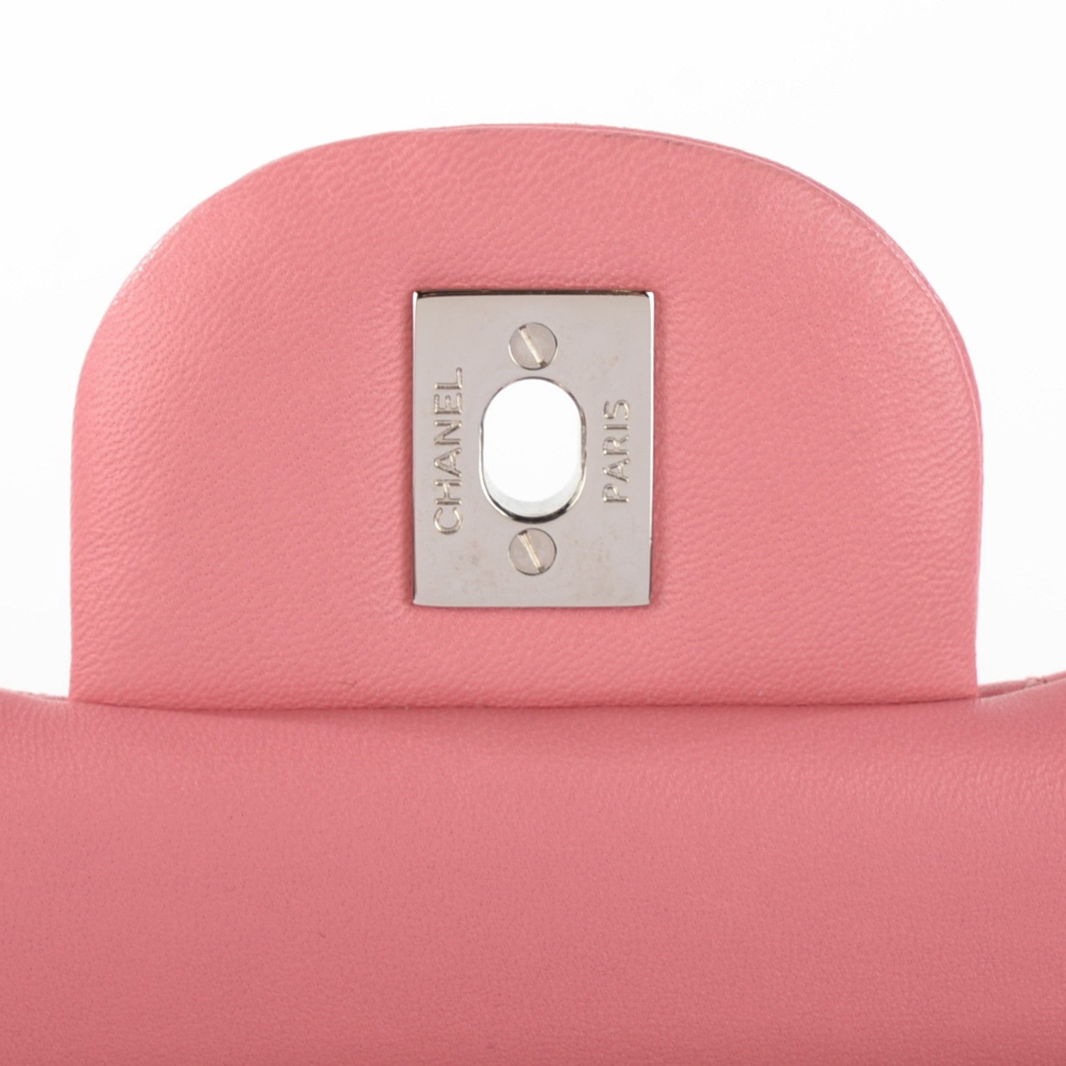 Chanel Lambskin Quilted Jumbo Double Flap Pink 8 of 8