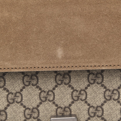 Gucci GG Supreme Monogram Small Dionysus Shoulder Bag Taupe 11 of 14