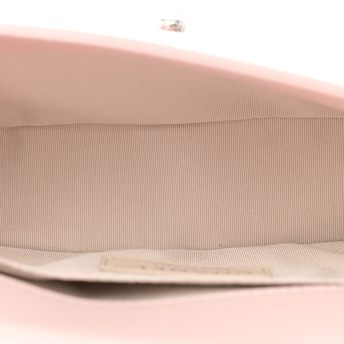 Lambskin Quilted Small Boy Flap Light Pink