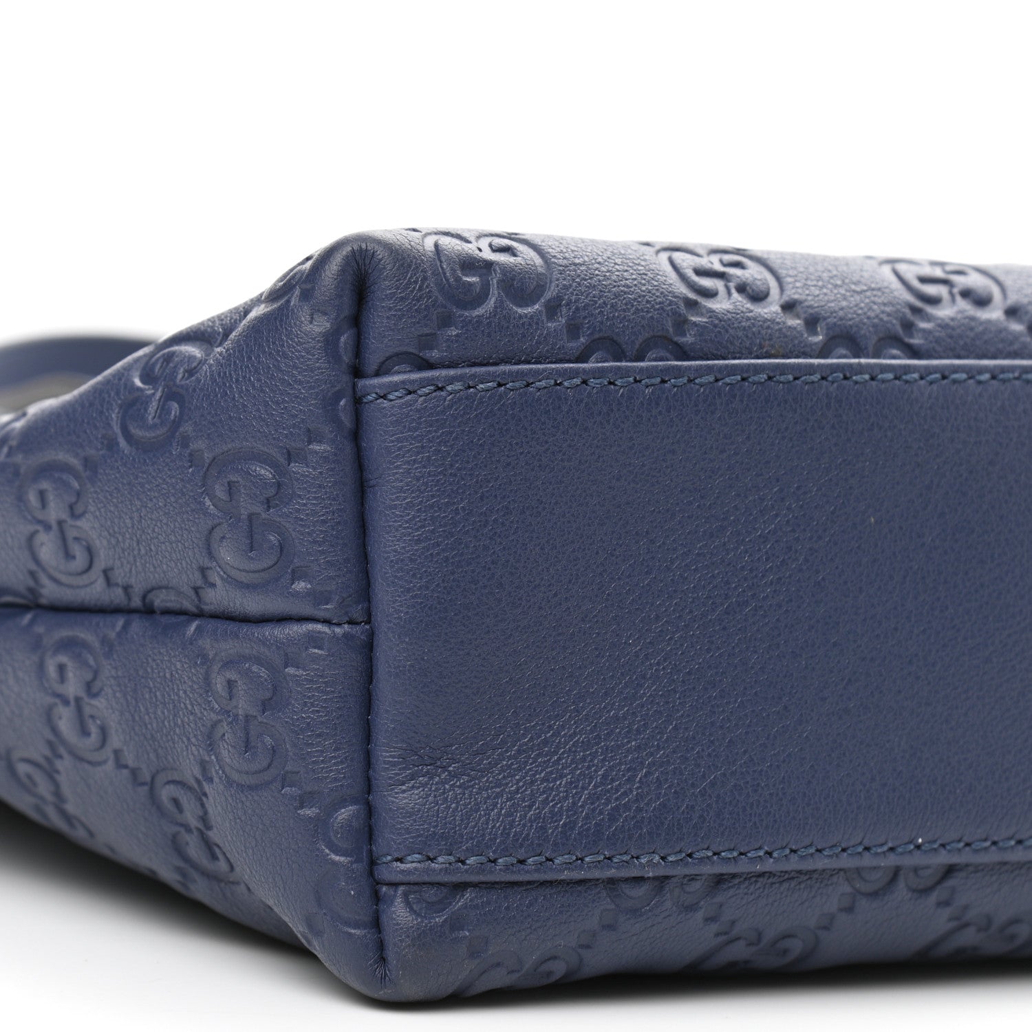 Gucci Guccissima Small Joy Tote Blue 9 of 10