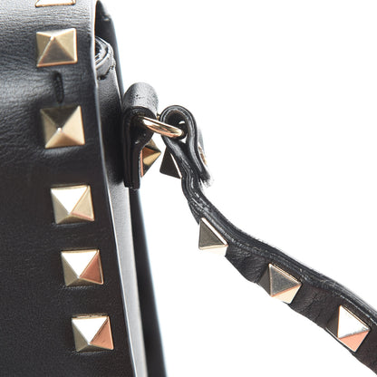 Valentino Garavani Vitello Rockstud Flap Crossbody Bag Black 16 of 17