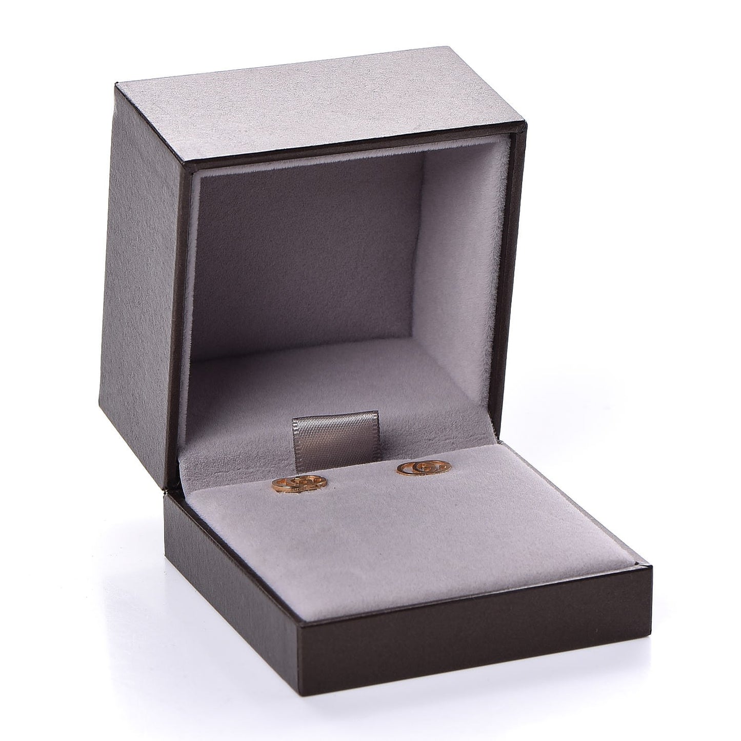 18K Yellow Gold GG Tissue Stud Earrings