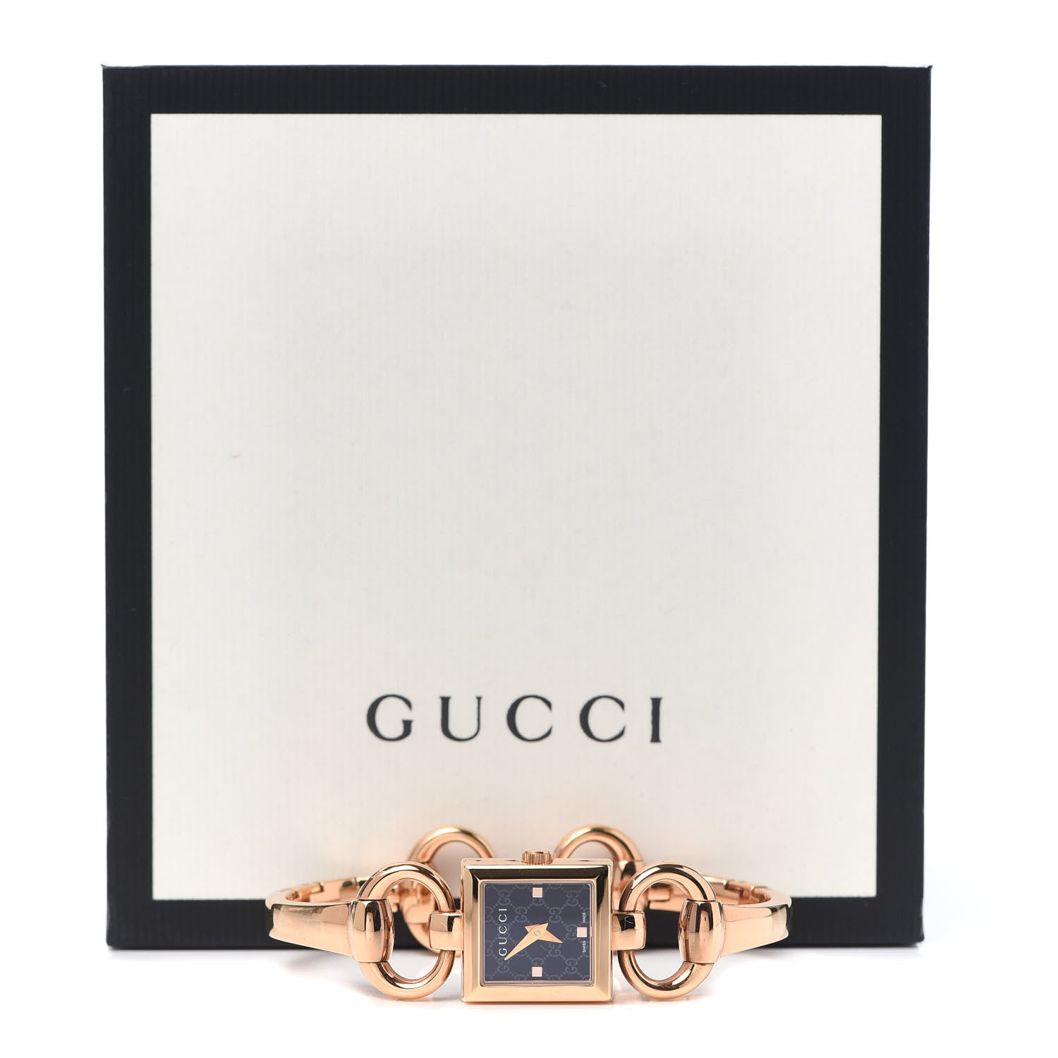 Gucci Stainless Steel 19mm Tornabuoni Quartz Watch Black 6 of 6