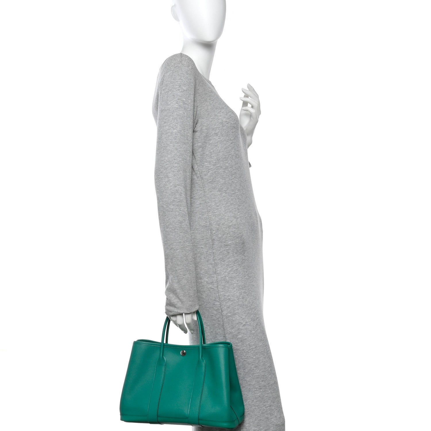 Hermes Epsom Garden Party Tote 30 TPM Vert Verone 2 of 10