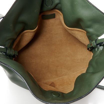 Loewe Calfskin Small Flamenco Knot Bag Avocado Green 5 of 12