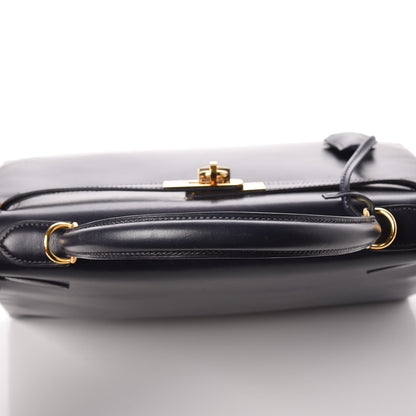 Hermes Box Kelly Retourne 32 Indigo 32 of 33
