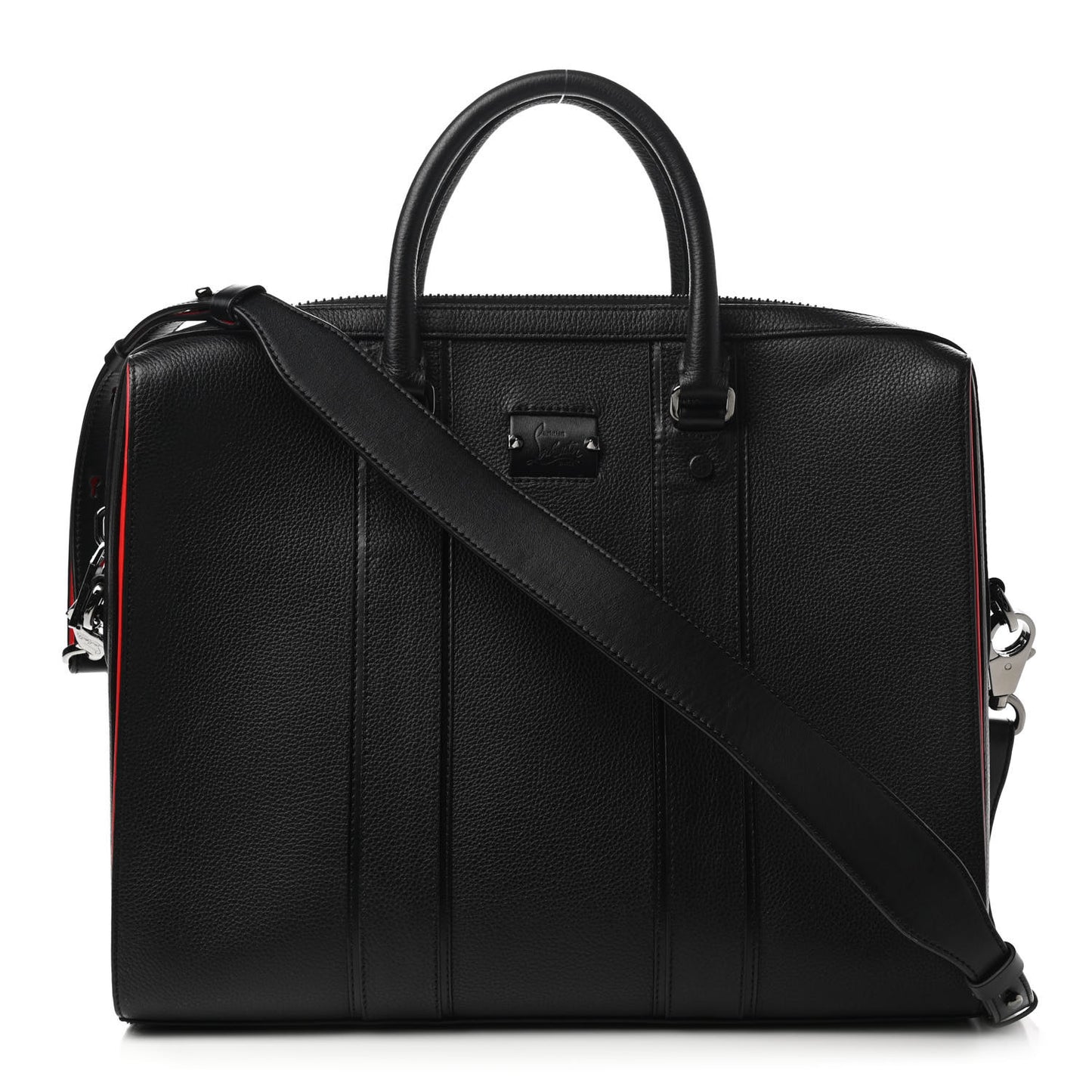 Calfskin Streetwall Briefcase Black