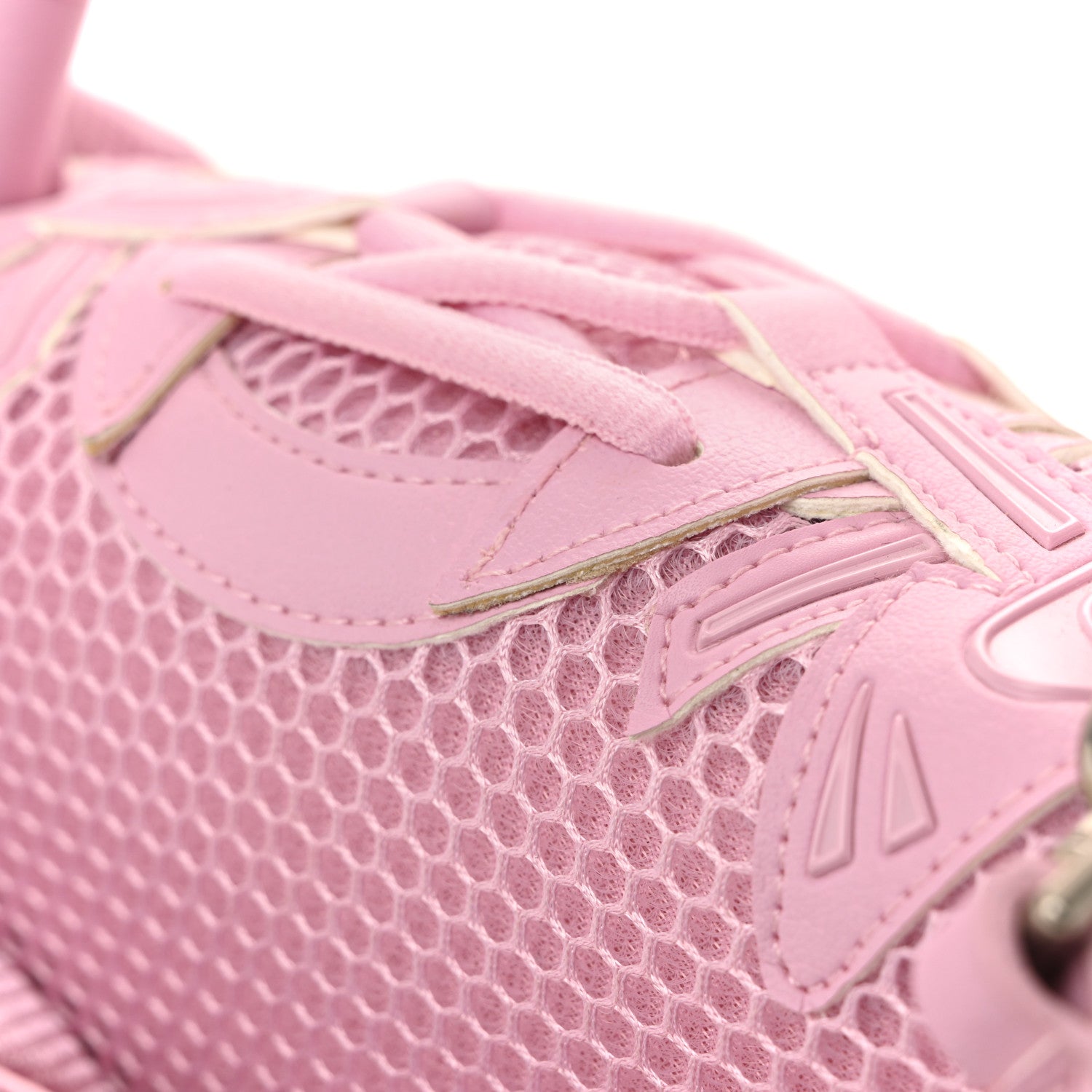Balenciaga Faux Calfskin Fabric Small Sneakerhead Top Handle Bag Pink 14 of 14