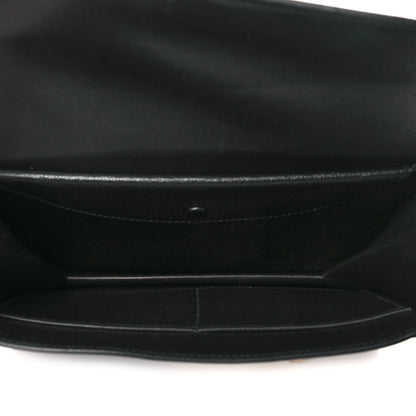 Hermes Chevre Mysore Verrou Clutch Black 5 of 10