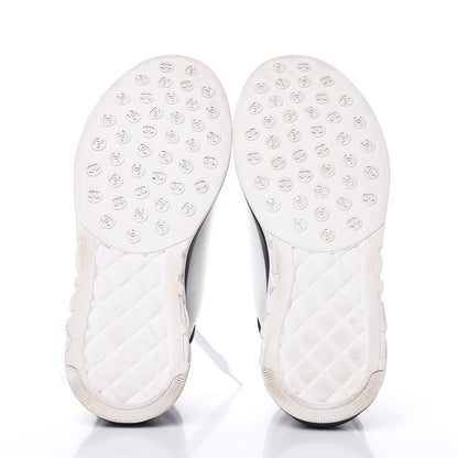 Chanel Lycra CC Sneakers 36 White Black 5 of 11