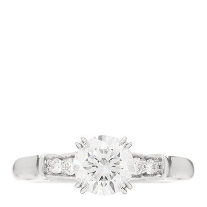 Harry Winston Platinum Diamond .74ct Tryst Engagement Ring 46 3.75 1 of 4