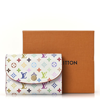 Louis Vuitton LV X TM Monogram Multicolor Rosalie Coin Purse White Kawaii Pink 7 of 7