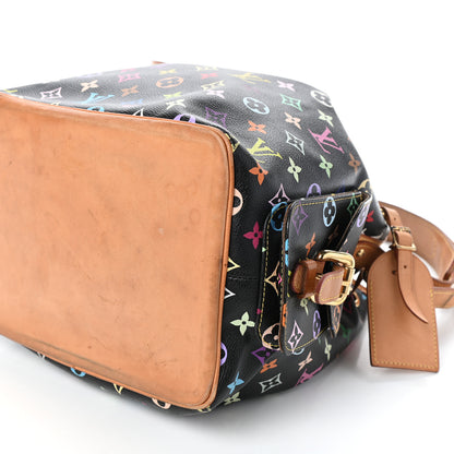 Louis Vuitton Monogram Multicolor Petit Noe Black 10 of 10