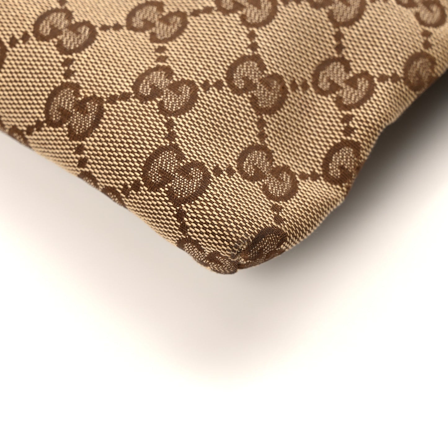 GG Monogram Web Double Pocket Belt Bag Dark Brown