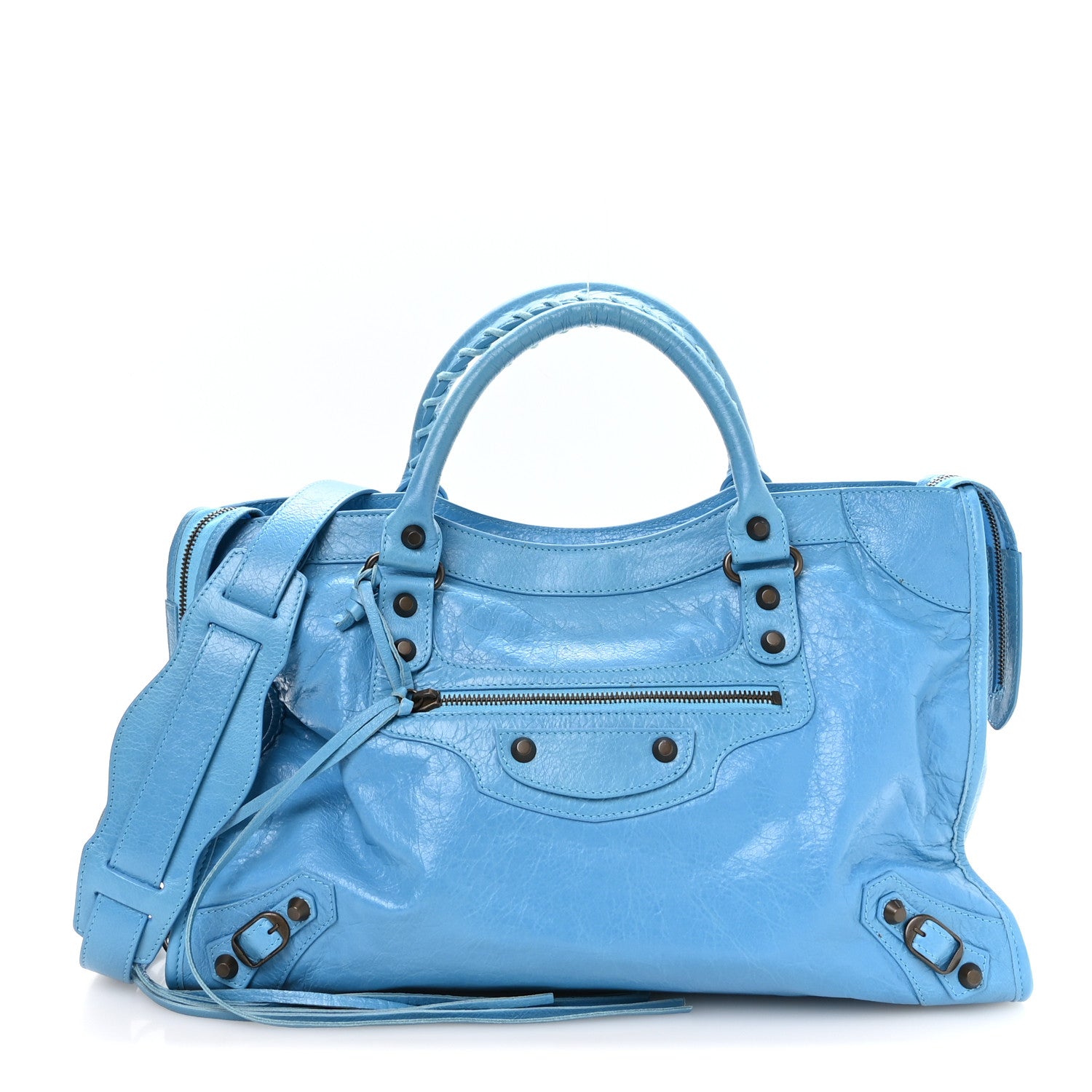 Balenciaga Agneau Classic Hardware City Bleu Azur Clair 1 of 11