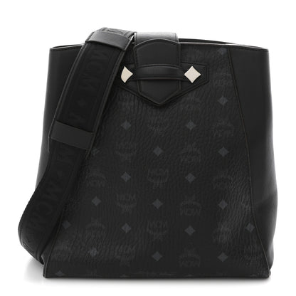 MCM Visetos Calfskin Essential Bucket Bag Black 1 of 10