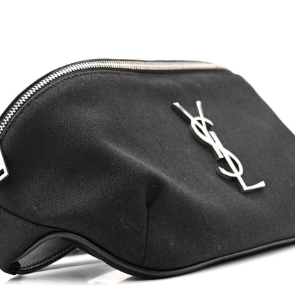 Saint Laurent Canvas Monogram Belt Bag Black 8 of 11