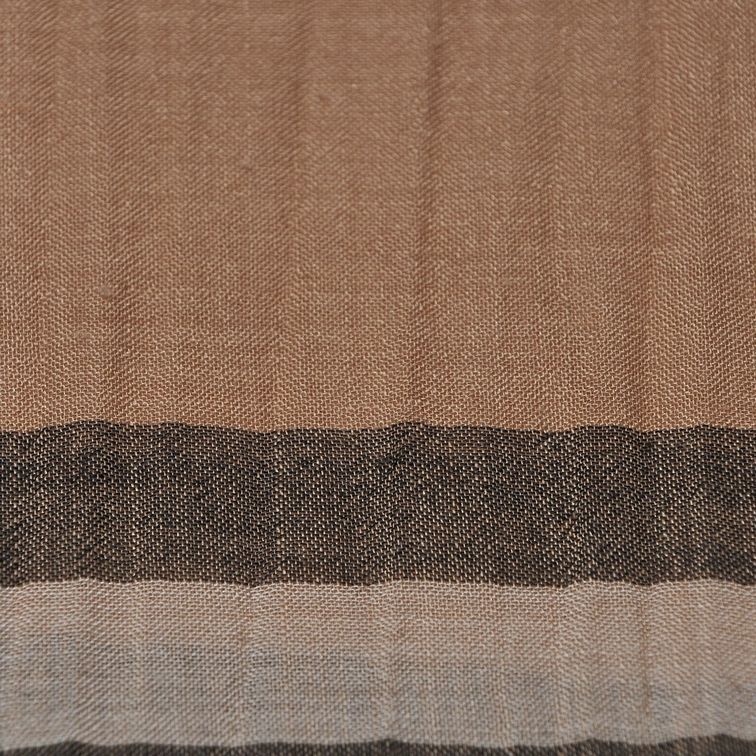 Burberry Linen Giant Check Lightweight Scarf Camel 8 of 10