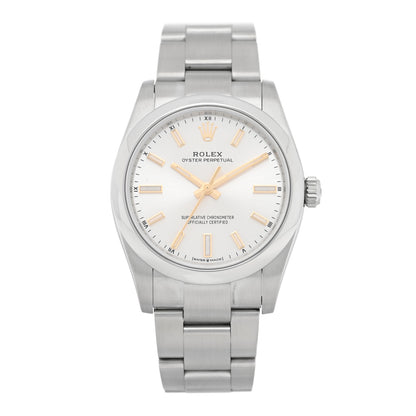 Rolex Stainless Steel 34mm Oyster Perpetual Watch Silver 124200 1 of 5