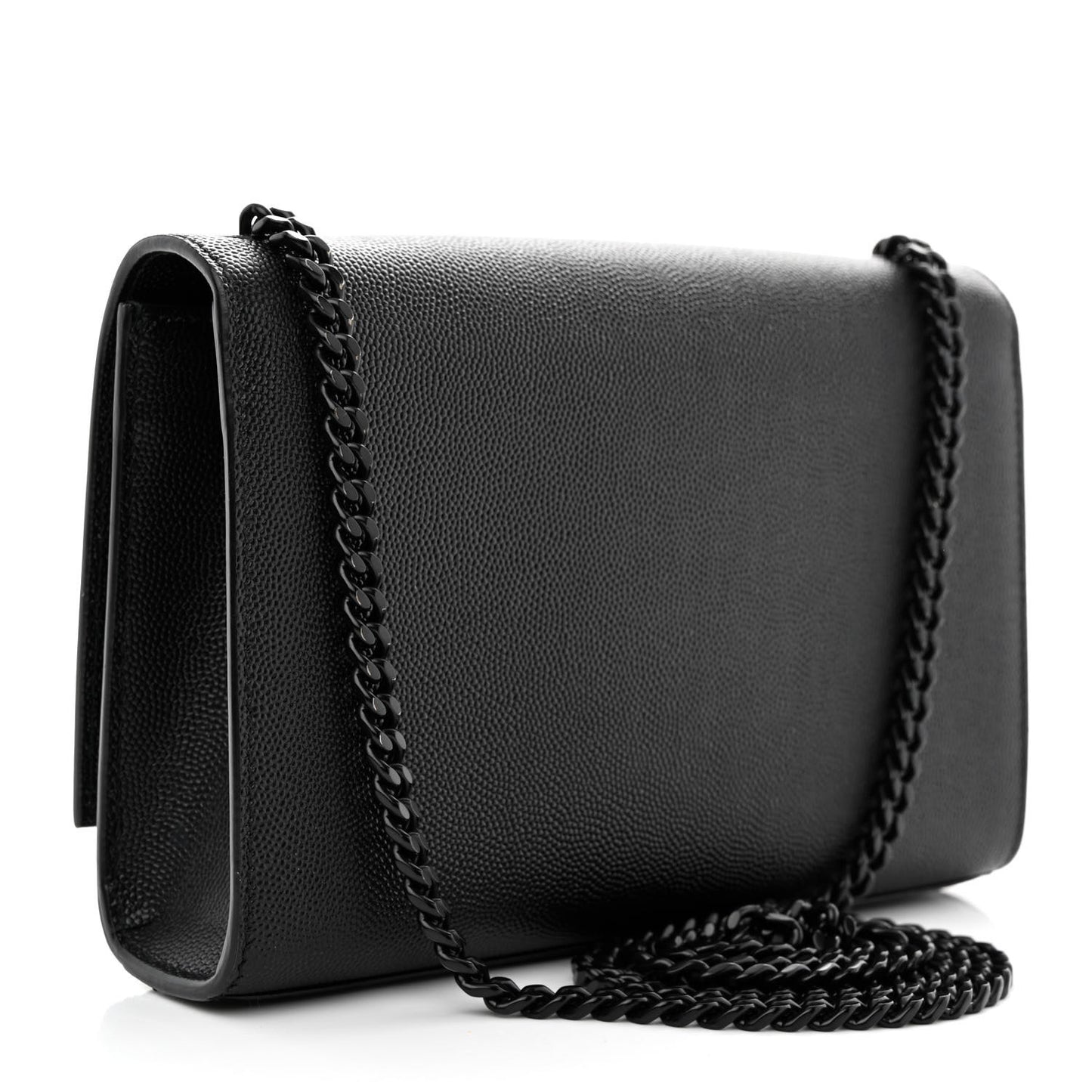 Grain De Poudre Small Monogram Monochrome Kate Satchel Black
