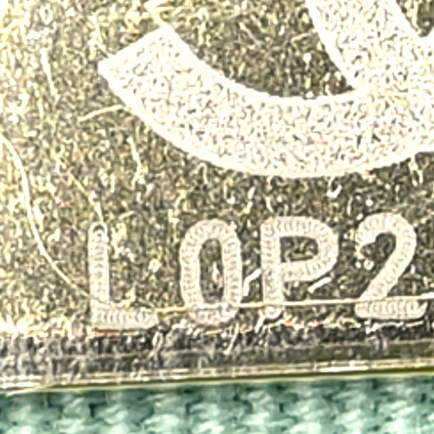 Caviar Quilted Small Round Vanity With Chain Light Green