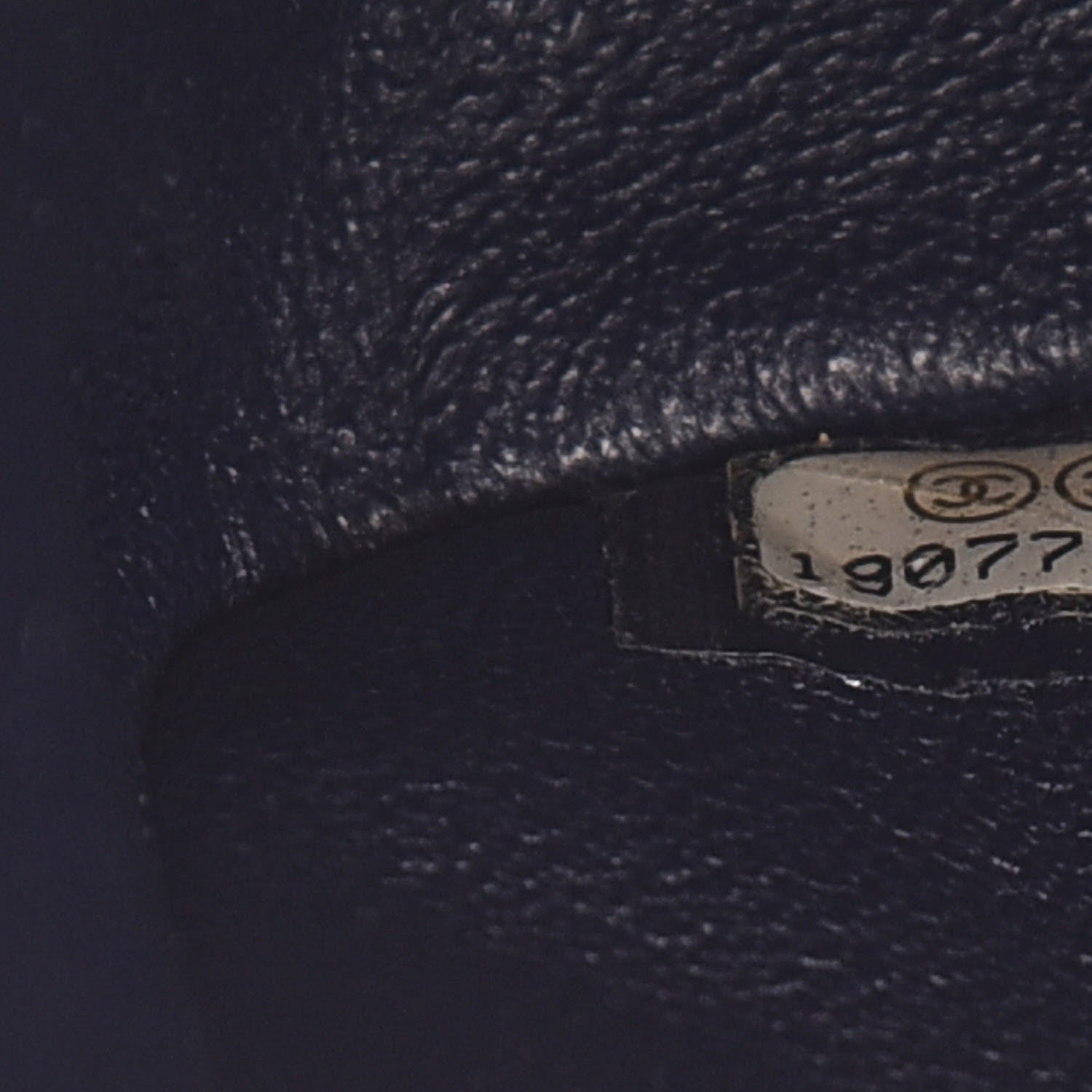 Chanel Caviar Quilted Medium Double Flap Dark Blue 8 of 12