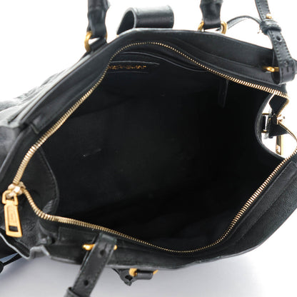 Saint Laurent Sheepskin Small Cabas ChYc Black 5 of 7