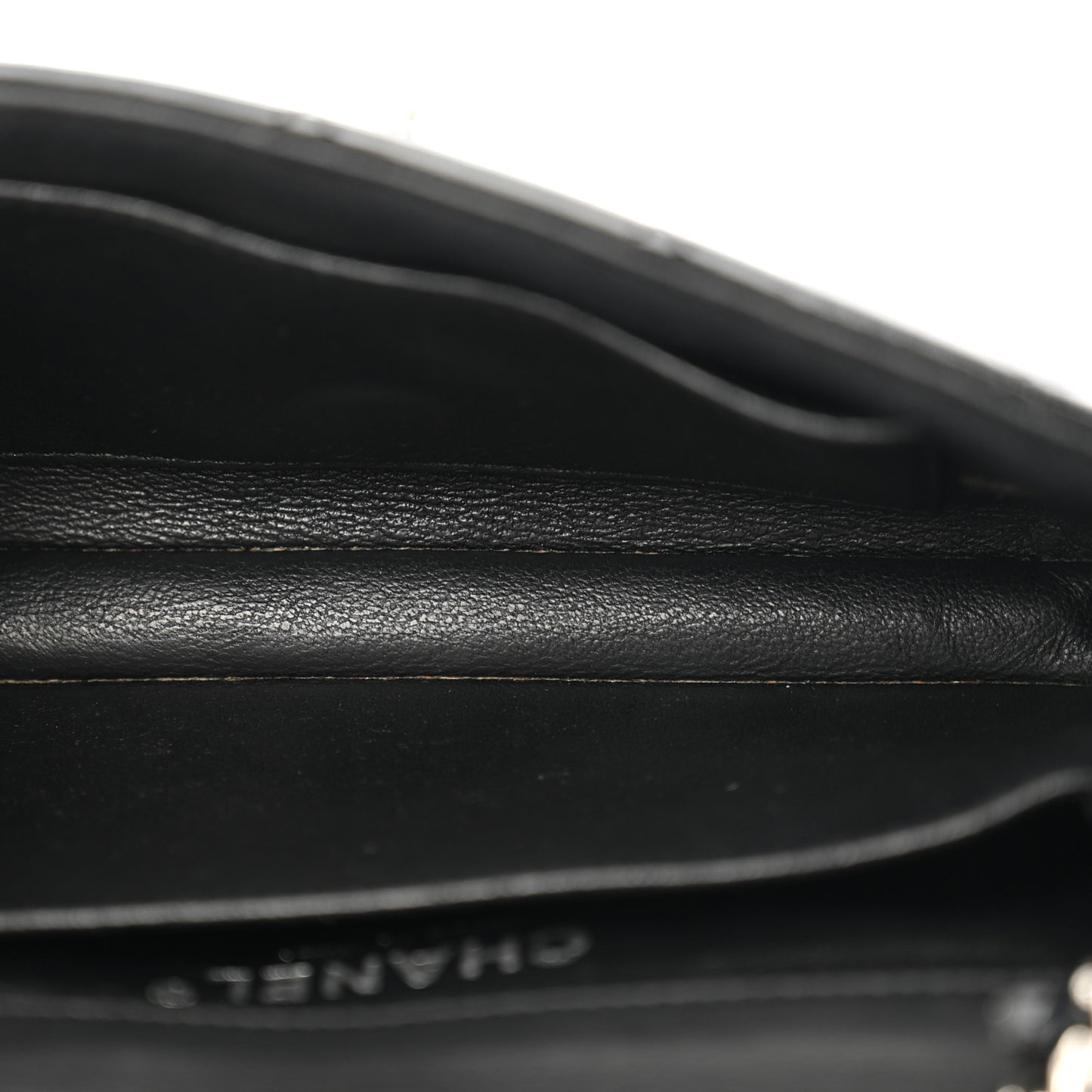 Patent Calfskin Quilted Extra Mini Rectangular Flap Black
