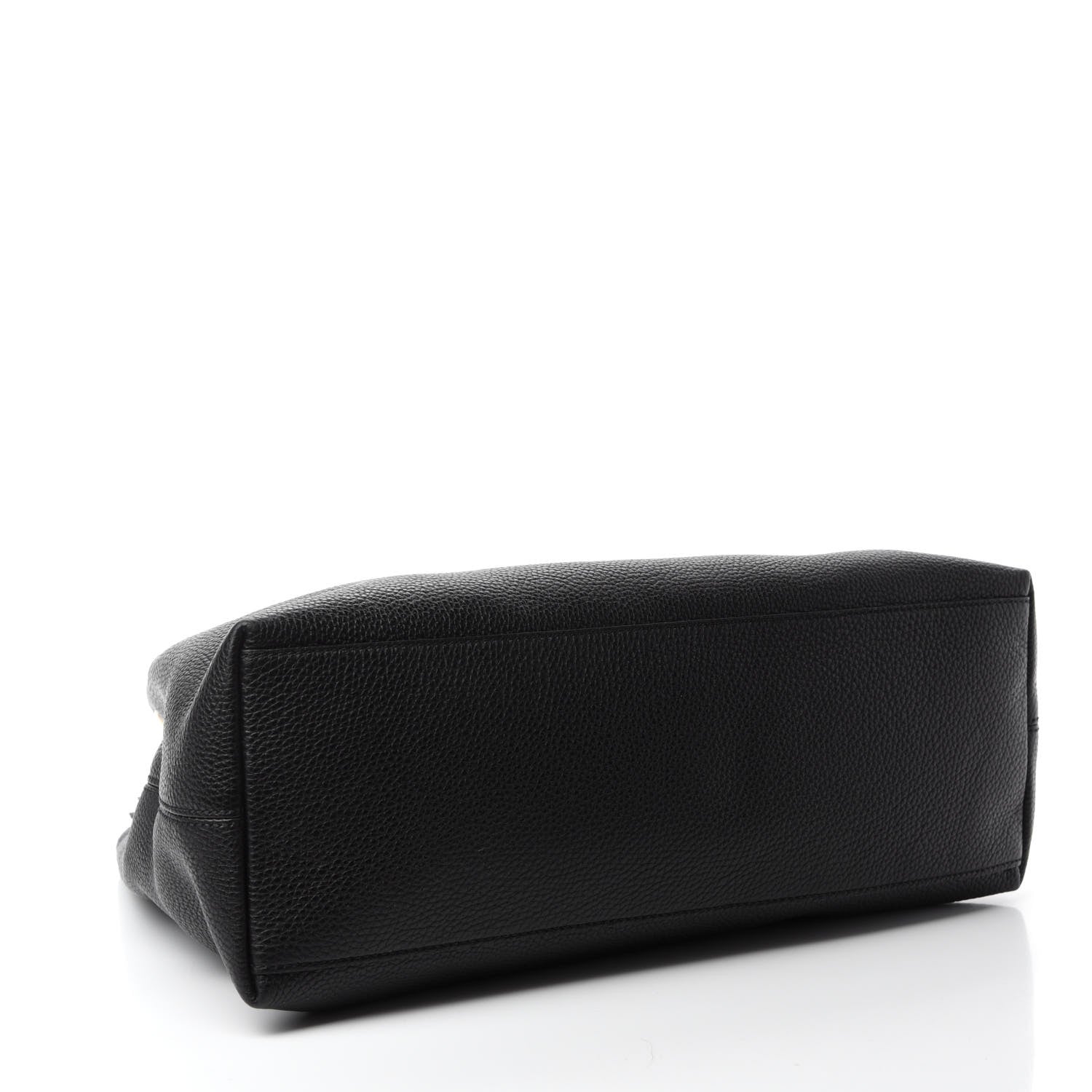 Gucci Pebbled Calfskin Medium Soho Chain Shoulder Bag Black 4 of 11