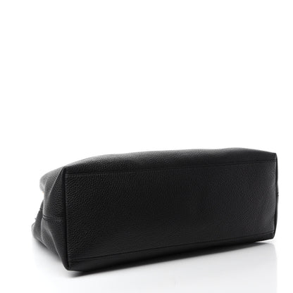Gucci Pebbled Calfskin Medium Soho Chain Shoulder Bag Black 4 of 11