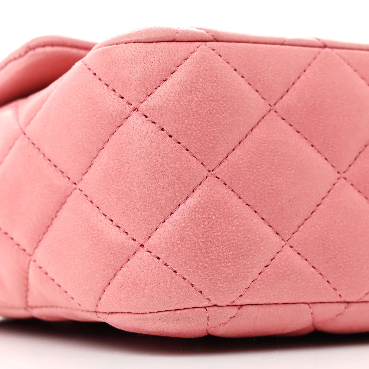 Chanel Lambskin Quilted Valentine Charms Medium Single Flap Pink 9 of 13