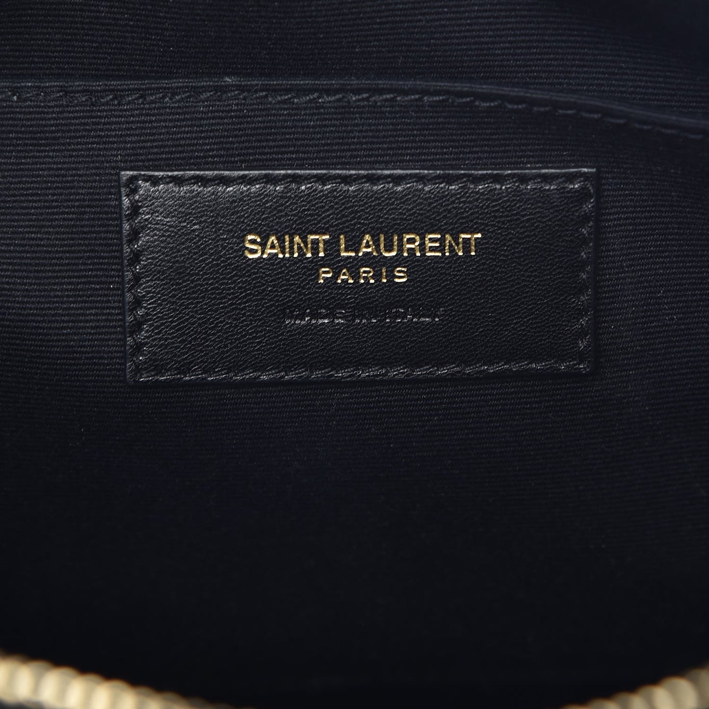 Calfskin Matelasse Monogram Lou Camera Bag Black