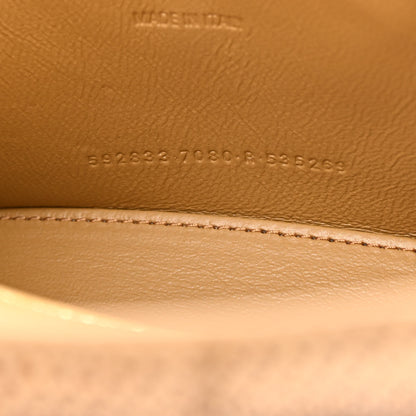 Balenciaga Strass Suede Hourglass Top Handle Bag XS Gold 8 of 13