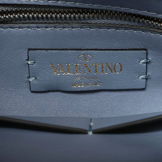 Valentino Garavani Nappa Roman Stud The Handle Bag Niagara 8 of 8