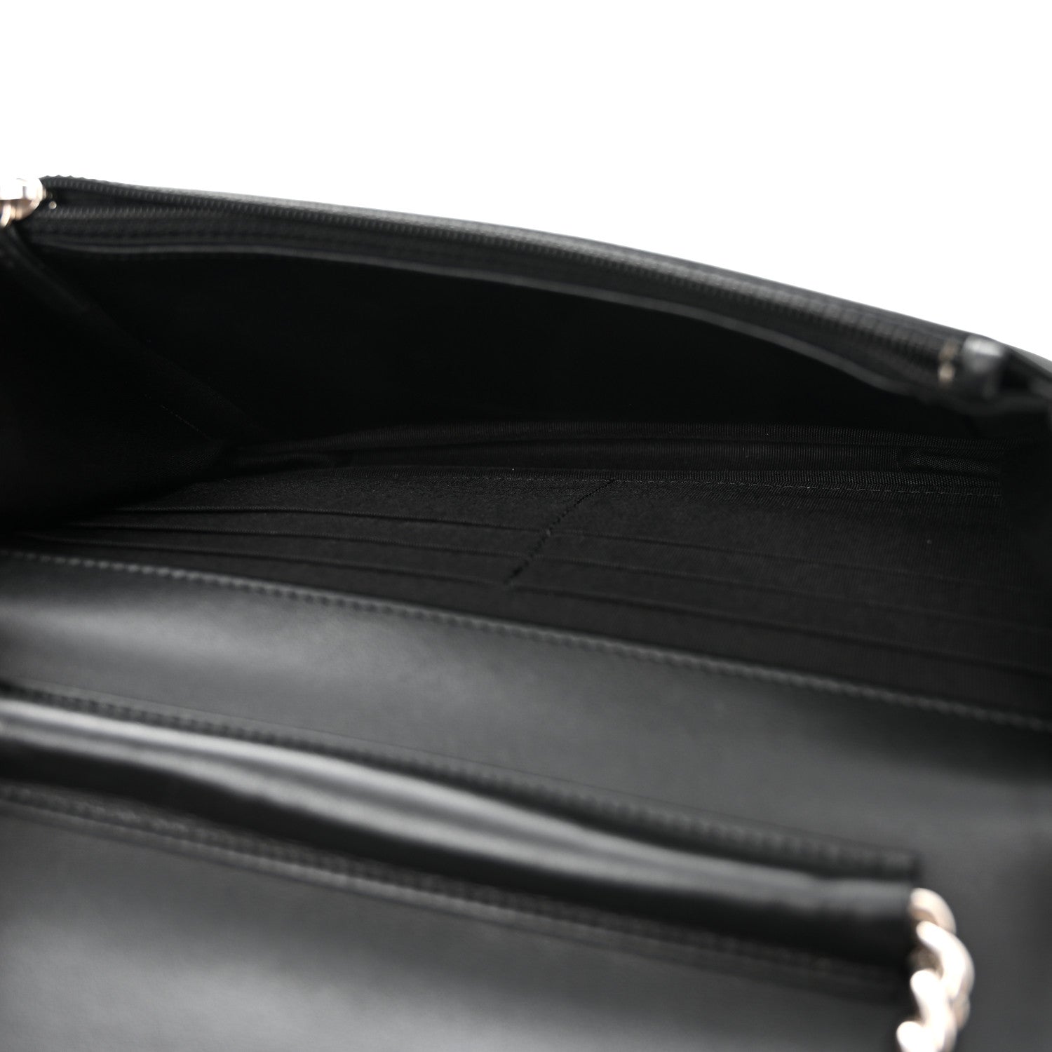 Chanel Caviar Quilted Boy Wallet On Chain WOC Black 10 of 15