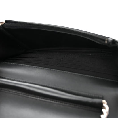 Chanel Caviar Quilted Boy Wallet On Chain WOC Black 10 of 15