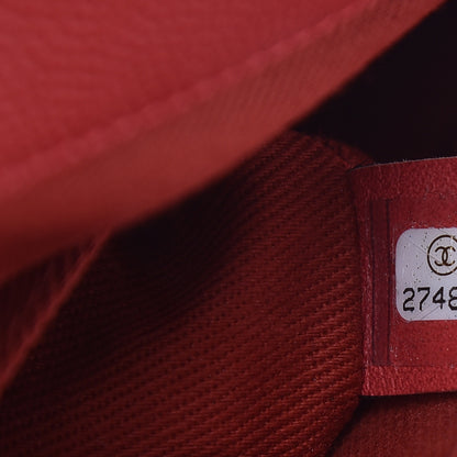 Chanel Caviar Quilted Small Coco Handle Flap Red 7 of 10