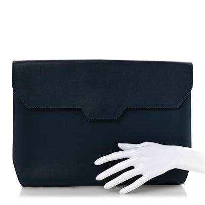 Hermes Evercolor Flash Pouch  Bleu Saphir 2 of 10