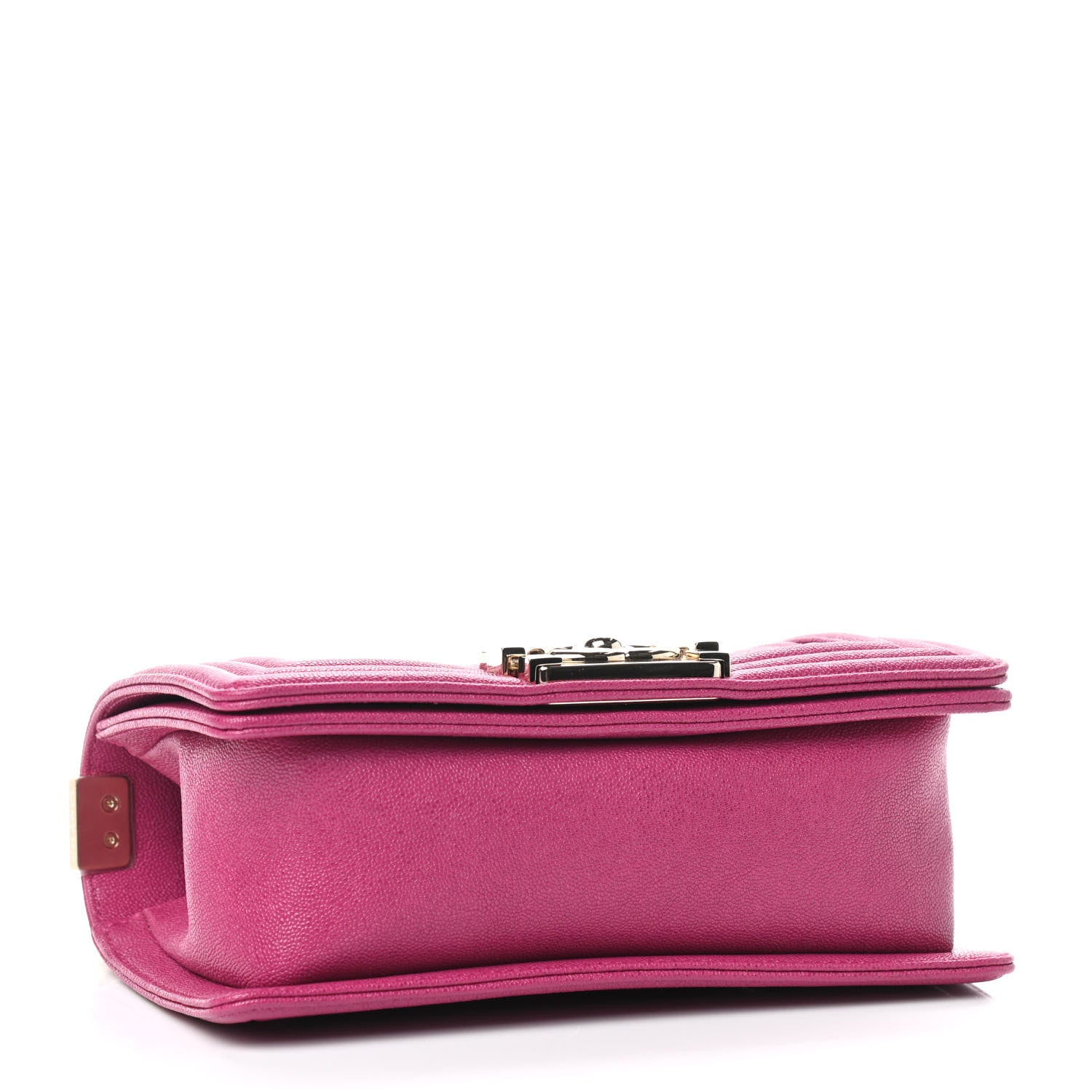 Chanel Caviar Quilted Small Boy Flap Fuchsia 4 of 9