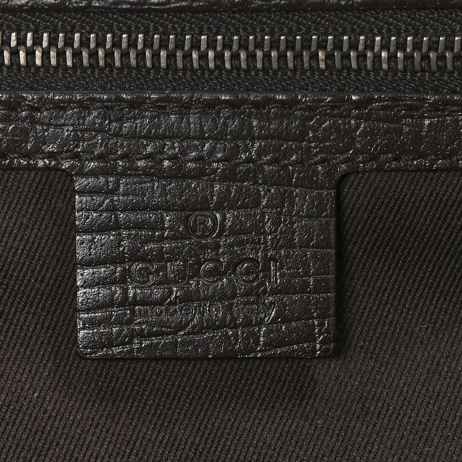 Gucci Monogram Bamboo Bullet Bag Dark Brown 6 of 10