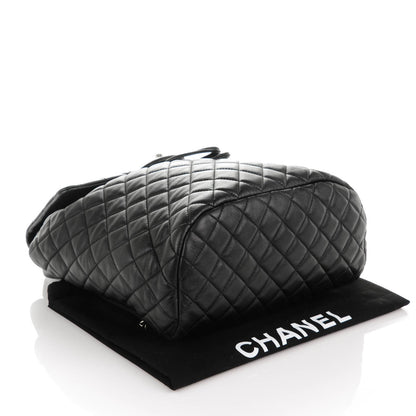 Chanel Lambskin Quilted Large Urban Spirit Backpack Black 4 of 8