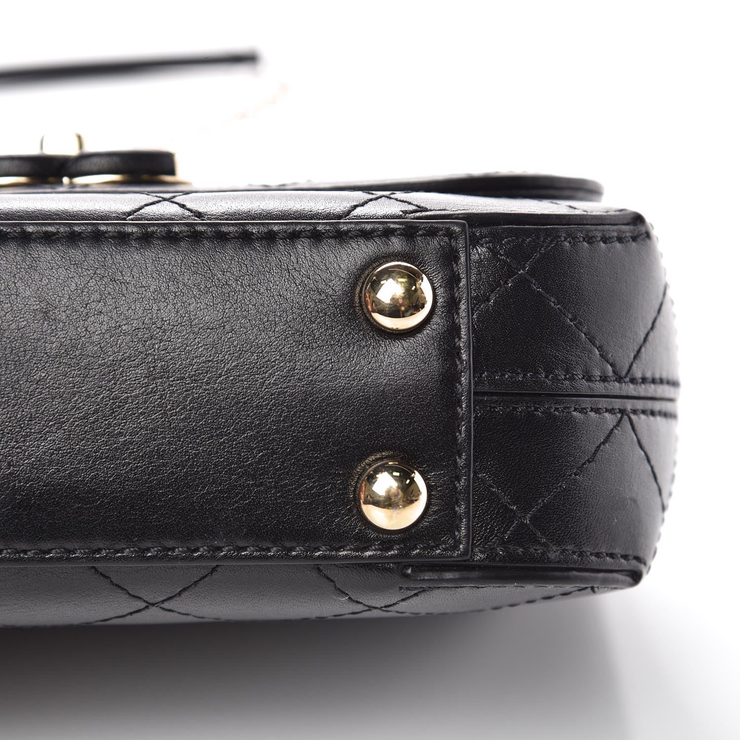 Chanel Calfskin Stitched Small Covered CC Flap Bag Black 11 of 12